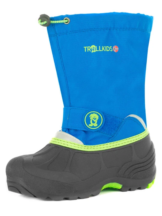 Zdjęcie produktu Trollkids Botki zimowe "Telemark Winter Boot XT" w kolorze błękitno-zielonym rozmiar: 31