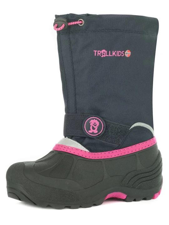 Zdjęcie produktu Trollkids Botki zimowe "Telemark Winter Boot XT" w kolorze granatowo-różowym rozmiar: 27