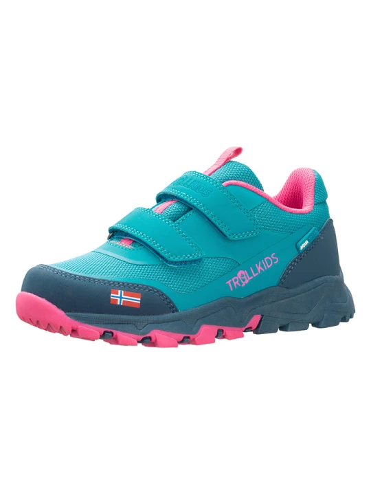 Zdjęcie produktu Trollkids Buty trekkingowe "Preikestolen" w kolorze turkusowym rozmiar: 38