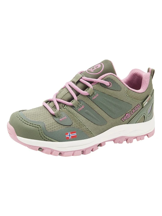 Zdjęcie produktu Trollkids Buty trekkingowe "Rondane Hiker Low" w kolorze zielonym rozmiar: 34