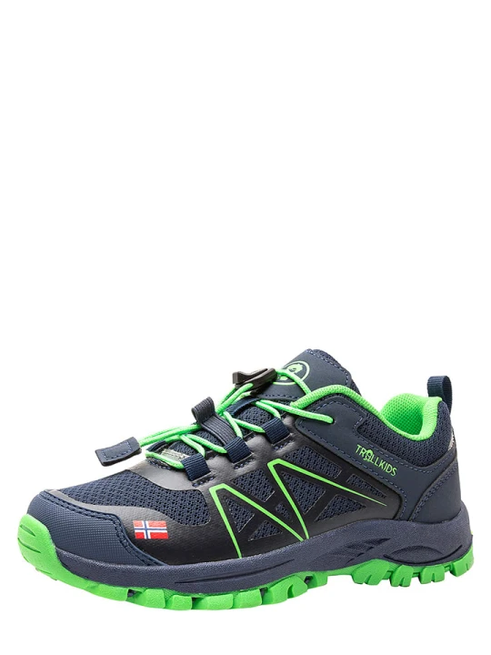 Zdjęcie produktu Trollkids Buty trekkingowe "Sandefjord Hiker Low" w kolorze granatowym rozmiar: 36