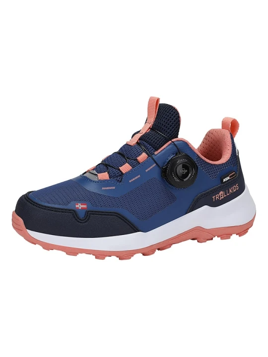 Zdjęcie produktu Trollkids Buty trekkingowe "Trollfjord Low" w kolorze granatowym rozmiar: 35