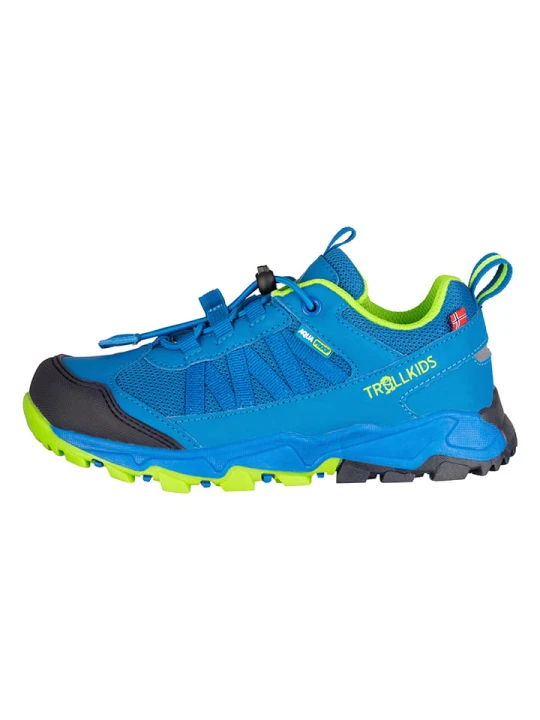 Zdjęcie produktu Trollkids Buty trekkingowe "Tronfjell Hiker Low" w kolorze niebieskim rozmiar: 32