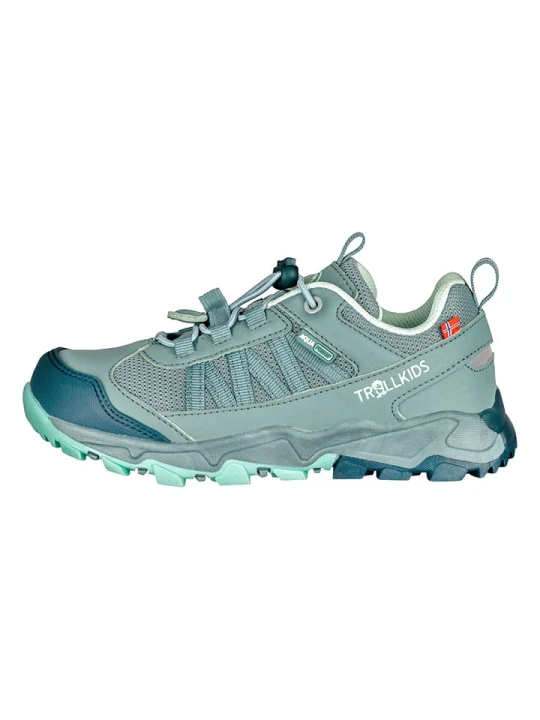 Zdjęcie produktu Trollkids Buty trekkingowe "Tronfjell Hiker Low" w kolorze zielonym rozmiar: 32