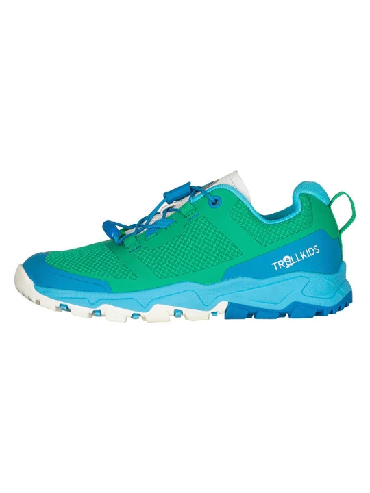Zdjęcie produktu Trollkids Buty turystyczne "Sandefjord Hiker XT" w kolorze zielonym rozmiar: 28