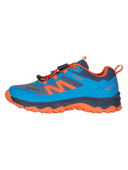 Zdjęcie produktu Trollkids Buty turystyczne "Sirdal Hiker Low" w kolorze niebieskim rozmiar: 37