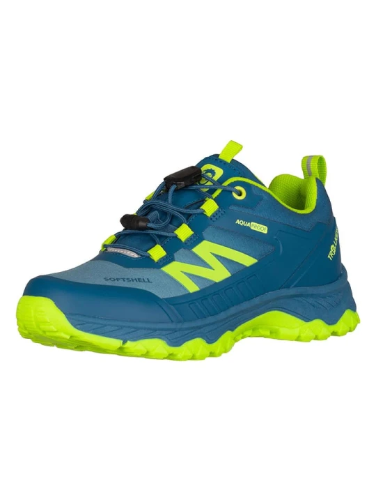 Zdjęcie produktu Trollkids Buty turystyczne "Sirdal Hiker Low" w kolorze niebieskim rozmiar: 34