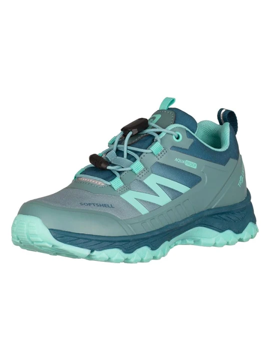 Zdjęcie produktu Trollkids Buty turystyczne "Sirdal Hiker Low" w kolorze turkusowym rozmiar: 28