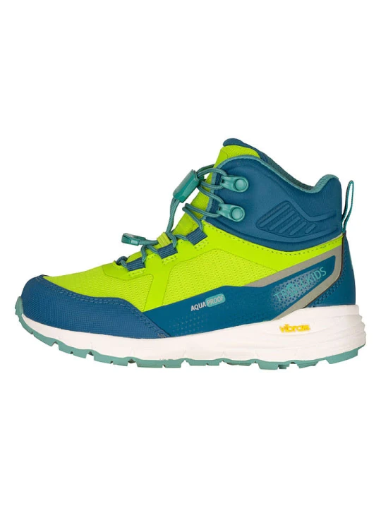 Zdjęcie produktu Trollkids Buty turystyczne "Skarvan Hiker Mid XT" w kolorze zielonym rozmiar: 35
