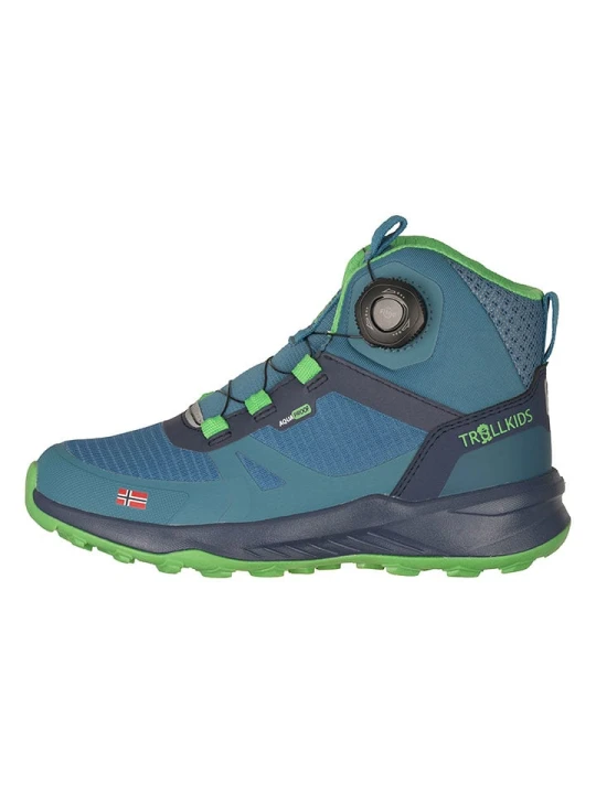 Zdjęcie produktu Trollkids Buty turystyczne "Trollfjord Mid XT" w kolorze niebieskim rozmiar: 38