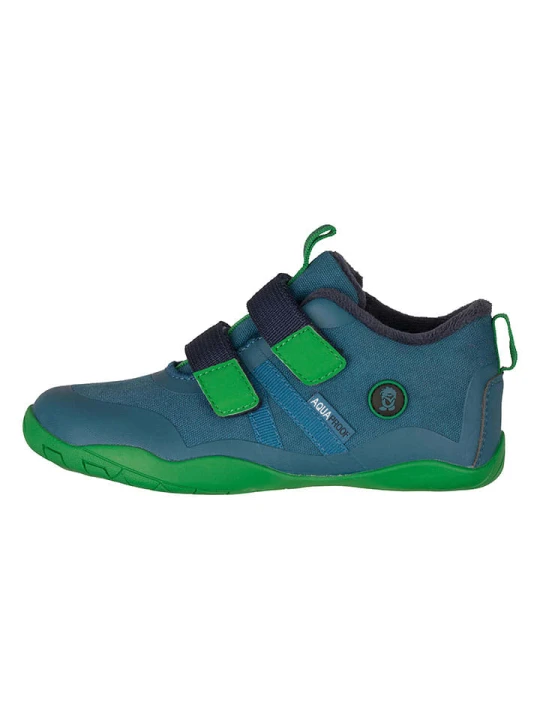 Zdjęcie produktu Trollkids Turystyczne buty zimowe "Hallingdal Barefoot Winter Hiker" w kolorze niebieskim do chodzenia na boso rozmiar: 35