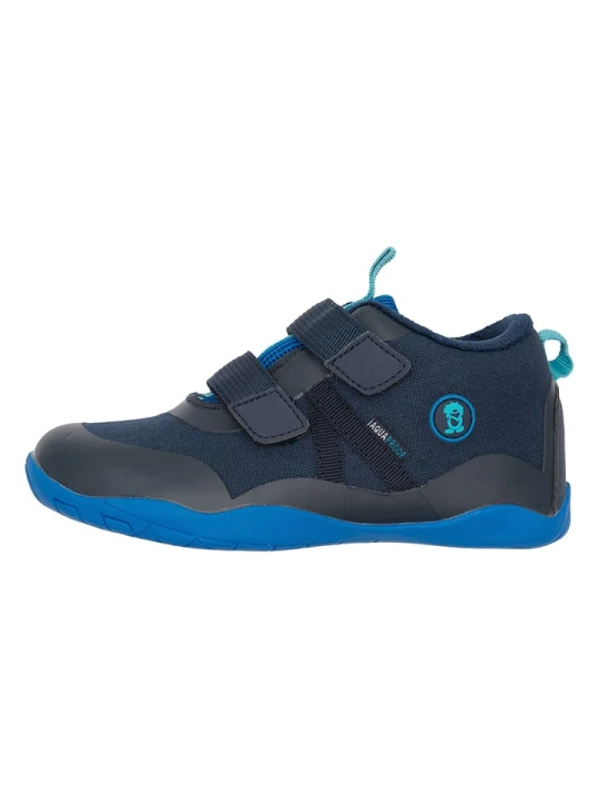 Zdjęcie produktu Trollkids Turystyczne buty zimowe "Hallingdal Barefoot Winter Hiker" w kolorze granatowym do chodzenia na boso rozmiar: 27