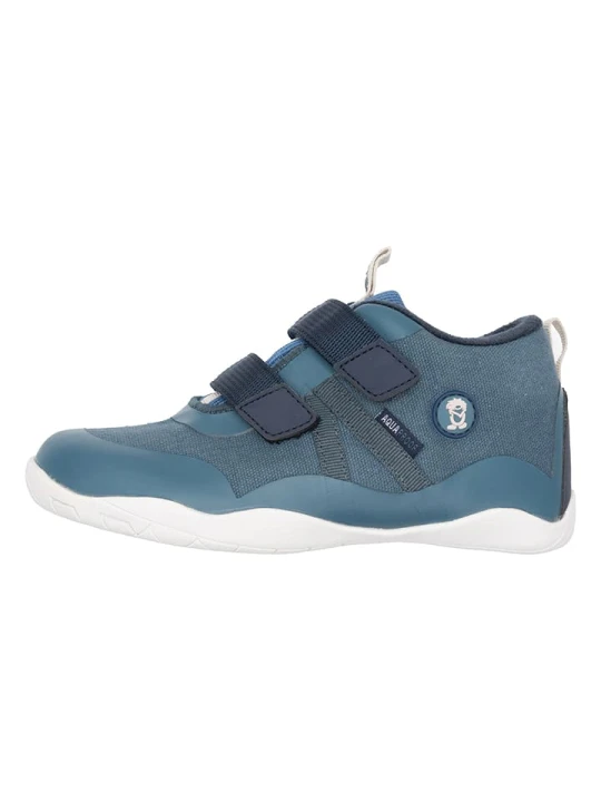 Zdjęcie produktu Trollkids Turystyczne buty zimowe "Hallingdal Barefoot Winter Hiker" w kolorze niebieskim do chodzenia na boso rozmiar: 32