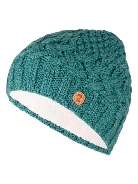 Zdjęcie produktu Trollkids Czapka beanie "Rauland" w kolorze turkusowym rozmiar: 48-52 cm