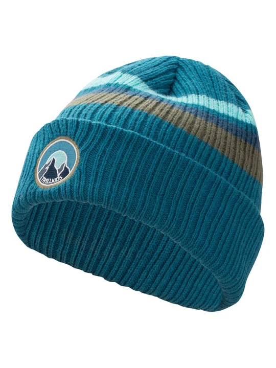 Zdjęcie produktu Trollkids Czapka beanie "Spitsbergen" w kolorze turkusowym rozmiar: 52-56 cm