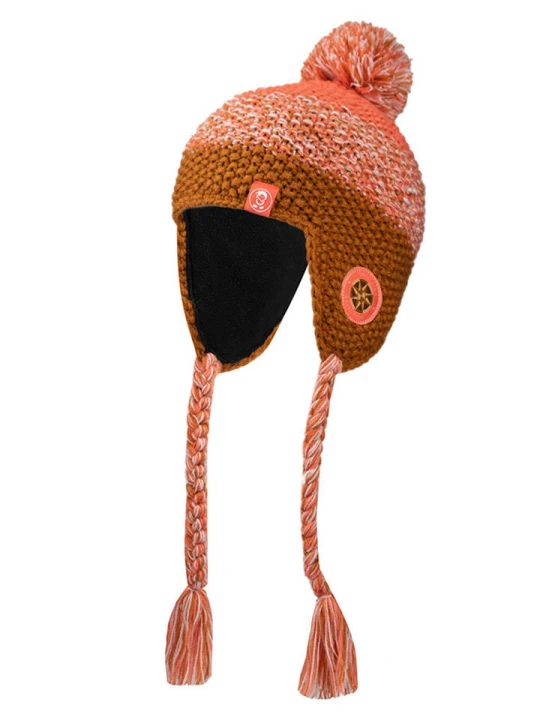 Zdjęcie produktu Trollkids Czapka "Borgund" w kolorze pomarańczowym rozmiar: 52-56 cm