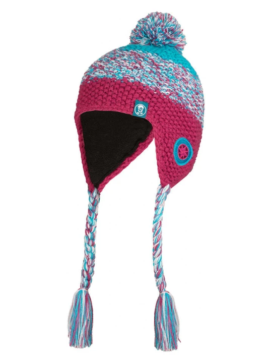 Zdjęcie produktu Trollkids Czapka "Borgund" w kolorze turkusowo-różowym rozmiar: 48-52 cm