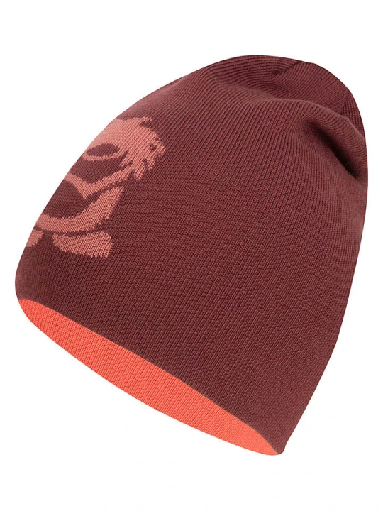 Zdjęcie produktu Trollkids Dwustronna czapka beanie "Troll" w kolorze czerwono-pomarańczowym rozmiar: 48-52 cm