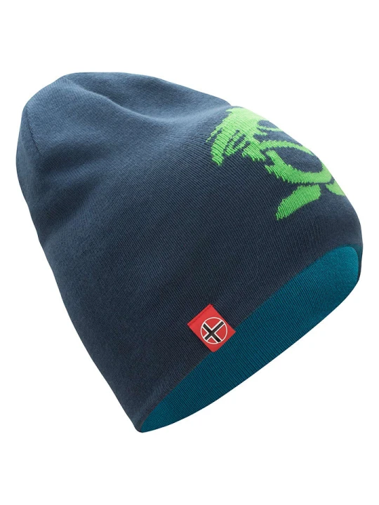 Zdjęcie produktu Trollkids Dwustronna czapka beanie "Troll" w kolorze niebiesko-granatowym rozmiar: 48-52 cm