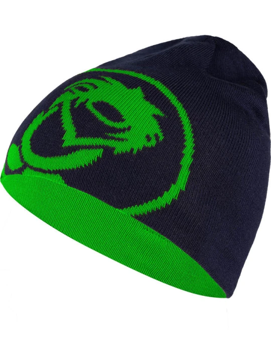 Zdjęcie produktu Trollkids Dwustronna czapka beanie "Trollfjord" w kolorze zielono-granatowym rozmiar: 48-52 cm