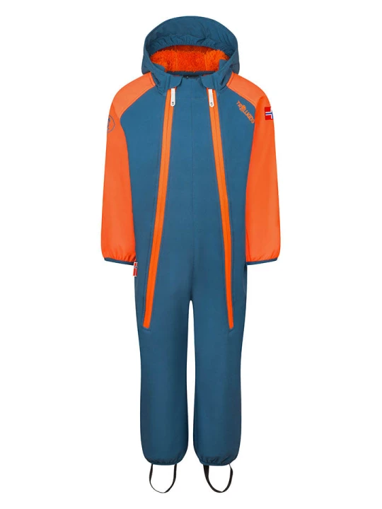 Zdjęcie produktu Trollkids Kombinezon softshellowy "Nordkapp" w kolorze niebieskim rozmiar: 86