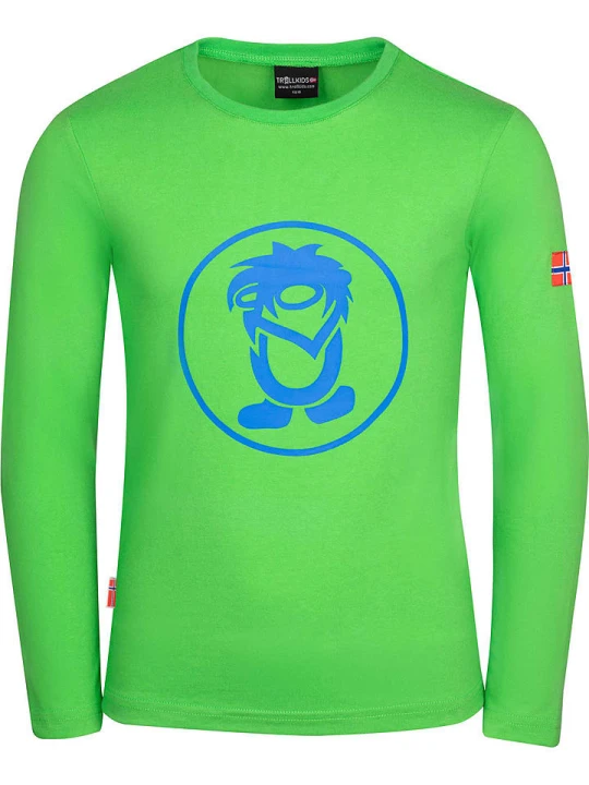 Zdjęcie produktu Trollkids Koszulka funkcyjna "Troll" w kolorze zielonym rozmiar: 92
