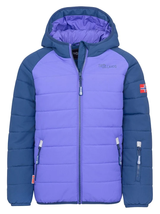 Zdjęcie produktu Trollkids Kurtka narciarska "Hafjell Pro" w kolorze niebieskim rozmiar: 128