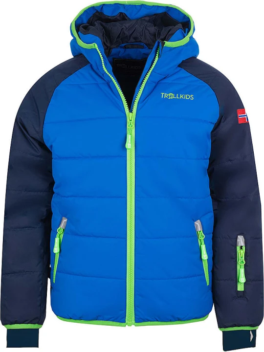Zdjęcie produktu Trollkids Kurtka narciarska "Hafjell XT" w kolorze niebiesko-granatowym rozmiar: 104
