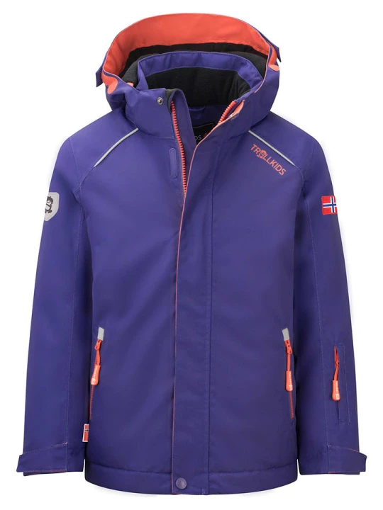 Zdjęcie produktu Trollkids Kurtka narciarska "Holmenkollen Pro" w kolorze fioletowym rozmiar: 164