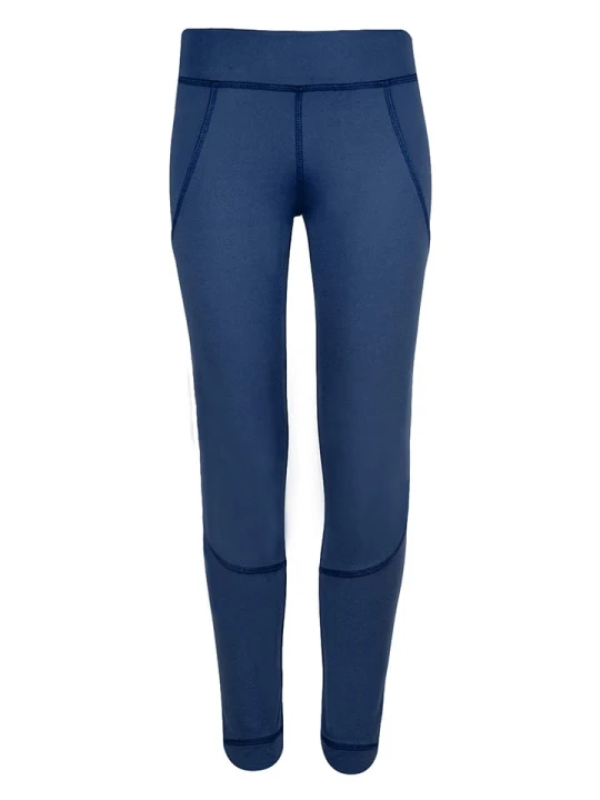 Zdjęcie produktu Trollkids Legginsy termiczne "Rondane" w kolorze granatowym rozmiar: 104