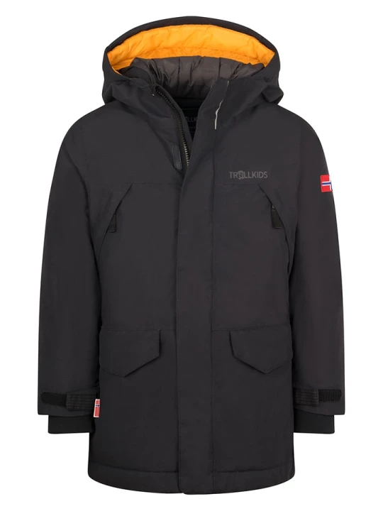 Zdjęcie produktu Trollkids Parka "Harstad" w kolorze czarnym rozmiar: 128