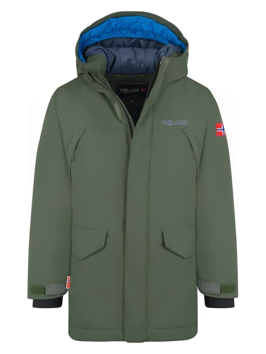 Zdjęcie produktu Trollkids Parka "Harstad" w kolorze zielonym rozmiar: 116