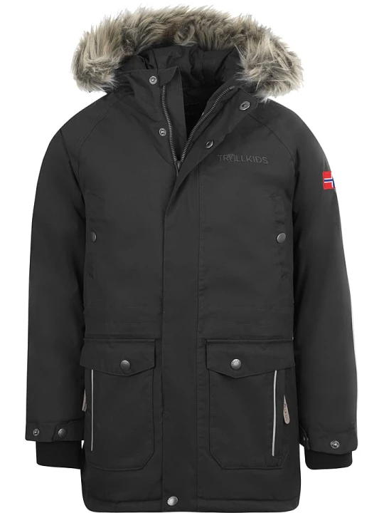 Zdjęcie produktu Trollkids Parka "Nordkapp" w kolorze czarnym rozmiar: 98
