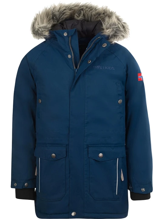 Zdjęcie produktu Trollkids Parka "Nordkapp" w kolorze granatowym rozmiar: 116