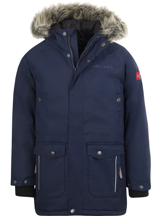 Zdjęcie produktu Trollkids Parka "Nordkapp" w kolorze granatowym rozmiar: 104