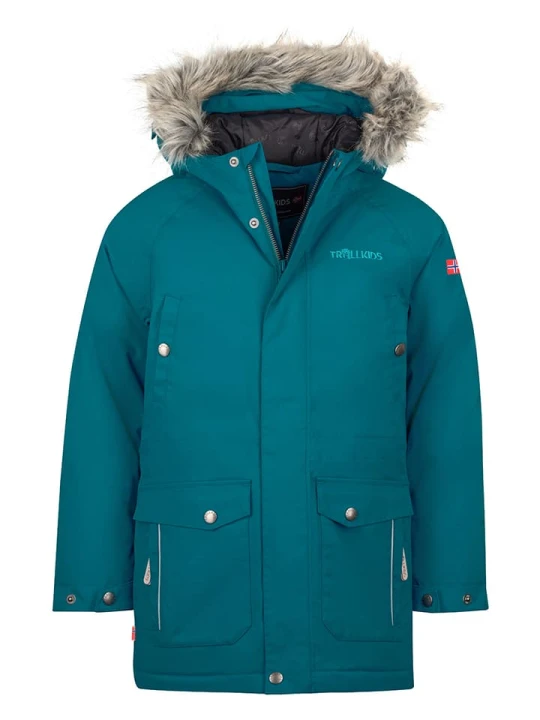 Zdjęcie produktu Trollkids Parka "Nordkapp" w kolorze niebieskim rozmiar: 140