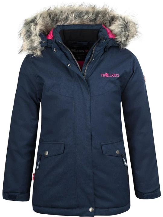 Zdjęcie produktu Trollkids Parka "Oslo XT" w kolorze granatowo-różowym rozmiar: 98