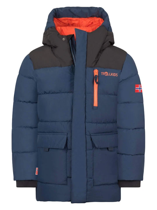 Zdjęcie produktu Trollkids Parka "Torsvag" w kolorze granatowym rozmiar: 140