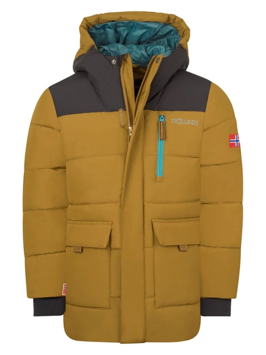 Zdjęcie produktu Trollkids Parka "Torsvag" w kolorze jasnobrązowym rozmiar: 116