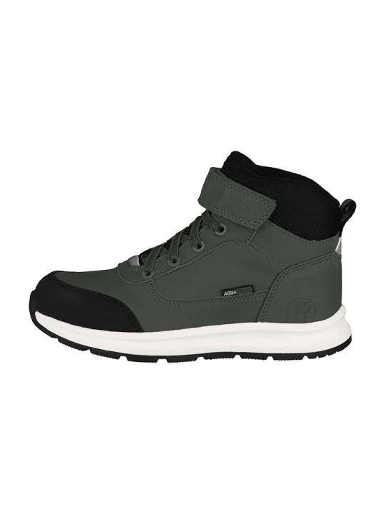 Zdjęcie produktu Trollkids Skórzane botki turystyczne "Stavanger Mid Cut XT" w kolorze khaki rozmiar: 35