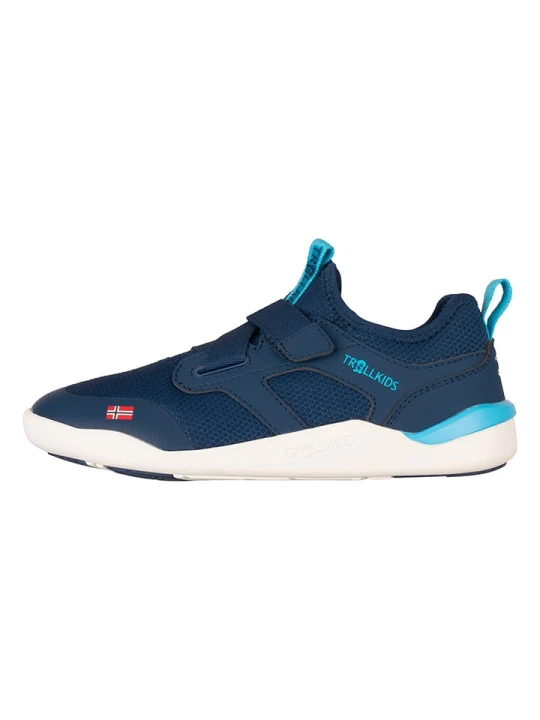 Zdjęcie produktu Trollkids Sneakersy "Bergen" w kolorze granatowym do chodzenia na boso rozmiar: 40