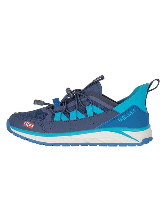 Zdjęcie produktu Trollkids Sneakersy "Trondheim" w kolorze granatowym rozmiar: 31