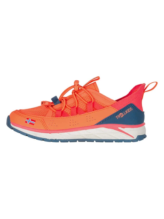 Zdjęcie produktu Trollkids Sneakersy "Trondheim" w kolorze pomarańczowym rozmiar: 38