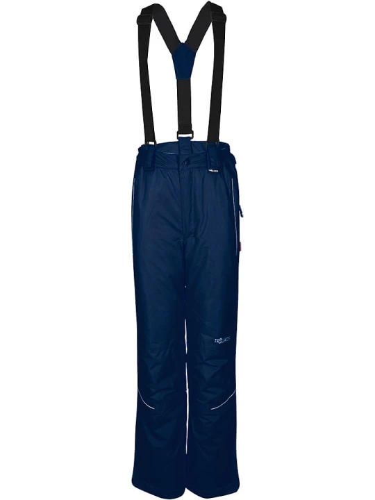 Zdjęcie produktu Trollkids Spodnie narciarskie "Holmenkollen" - Slim fit - w kolorze granatowym rozmiar: 152