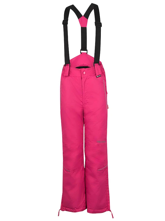 Zdjęcie produktu Trollkids Spodnie narciarskie "Holmenkollen" - Slim fit - w kolorze różowym rozmiar: 164