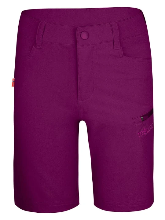 Zdjęcie produktu Trollkids Szorty softshellowe "Haugesund" w kolorze fioletowym rozmiar: 140