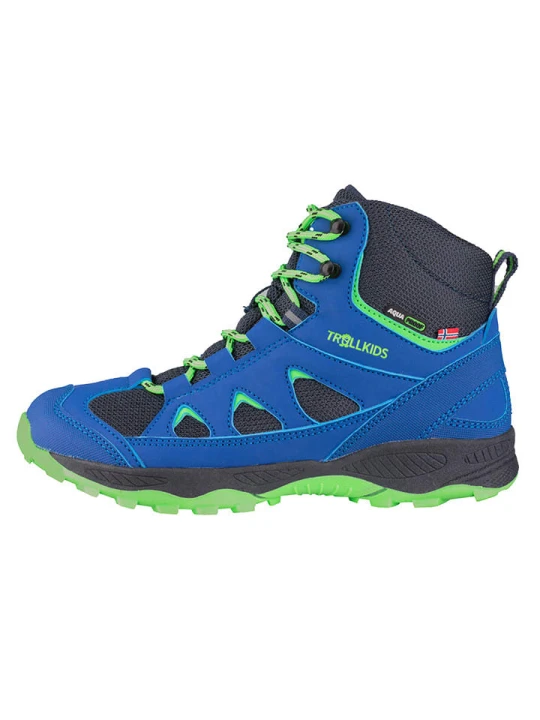 Zdjęcie produktu Trollkids Zimowe buty turystyczne "Femund" w kolorze zielono-niebieskim rozmiar: 29
