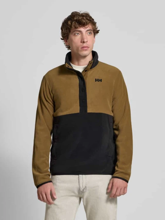 Zdjęcie produktu Troyer o kroju loose fit z detalem z logo Helly Hansen Camel