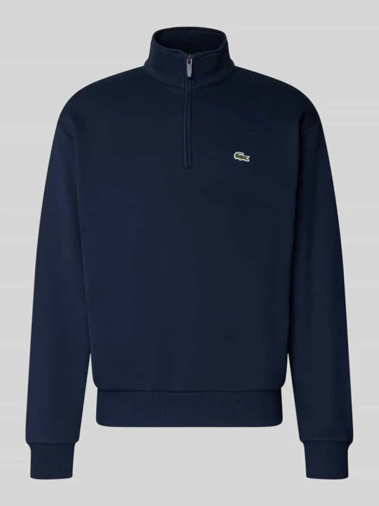 Zdjęcie produktu troyer o kroju regular fit z mieszanki bawełny Lacoste Ciemnoniebieski