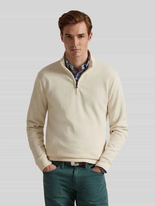 Zdjęcie produktu Troyer o kroju regular fit z mieszanki bawełny Polo Ralph Lauren Złamany biały